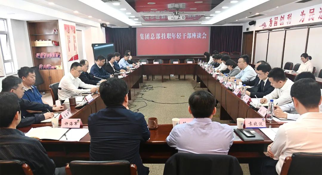汲取力量茁壯成長 勇挑重擔不負韶華——蘇鹽集團黨委召開總部掛職年輕干部座談會