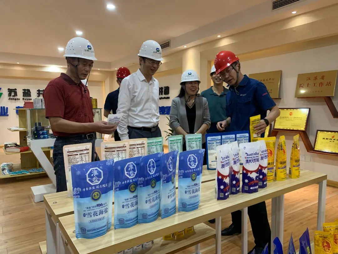 省工信廳副廳長黃萍一行蒞臨蘇鹽集團調(diào)研指導(dǎo)工作 省工信廳副廳長黃萍一行蒞臨蘇鹽集團調(diào)研指導(dǎo)工作